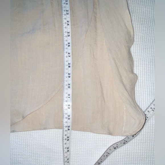 Women’s H&M light beige Draped midi skirt size 6 - Picture 9 of 12